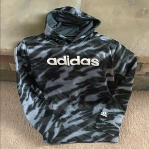 Adidas sweatshirt with hoodie - YL